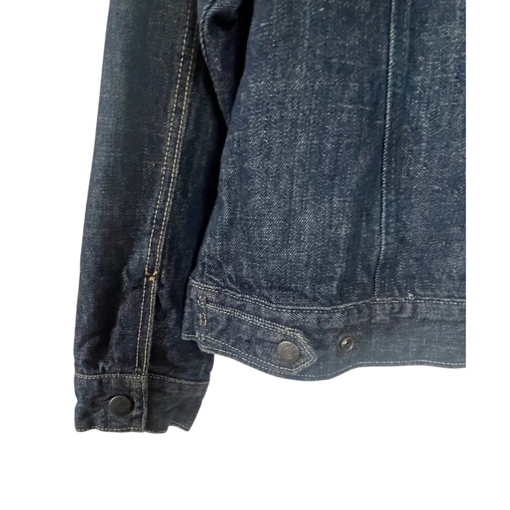 Gap Kids Unisex Denim Jacket with Sherpa Lined Collar XXL - Picture 3 of 11